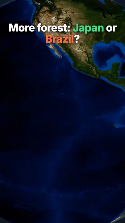 Japan Is More Forested Than Brazil